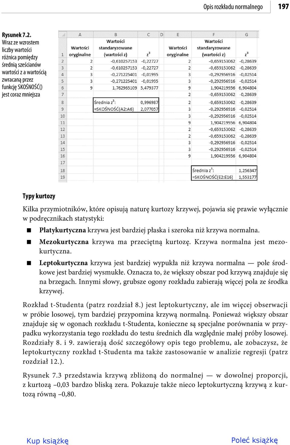 naturę kurtozy krzywej, pojawia się prawie wyłącznie w podręcznikach statystyki: Platykurtyczna krzywa jest bardziej płaska i szeroka niż krzywa normalna. Mezokurtyczna krzywa ma przeciętną kurtozę.