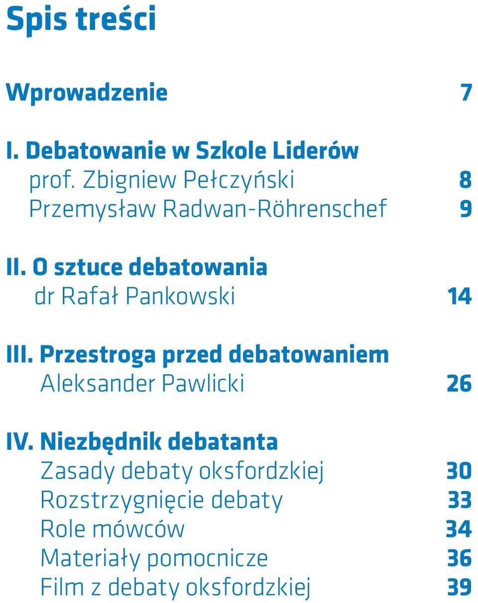 O sztuce debatowania dr Rafał Pankowski III.