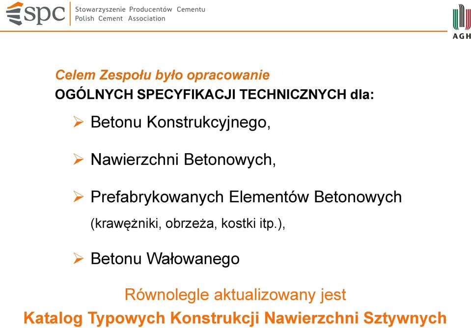 Elementów Betonowych (krawężniki, obrzeża, kostki itp.