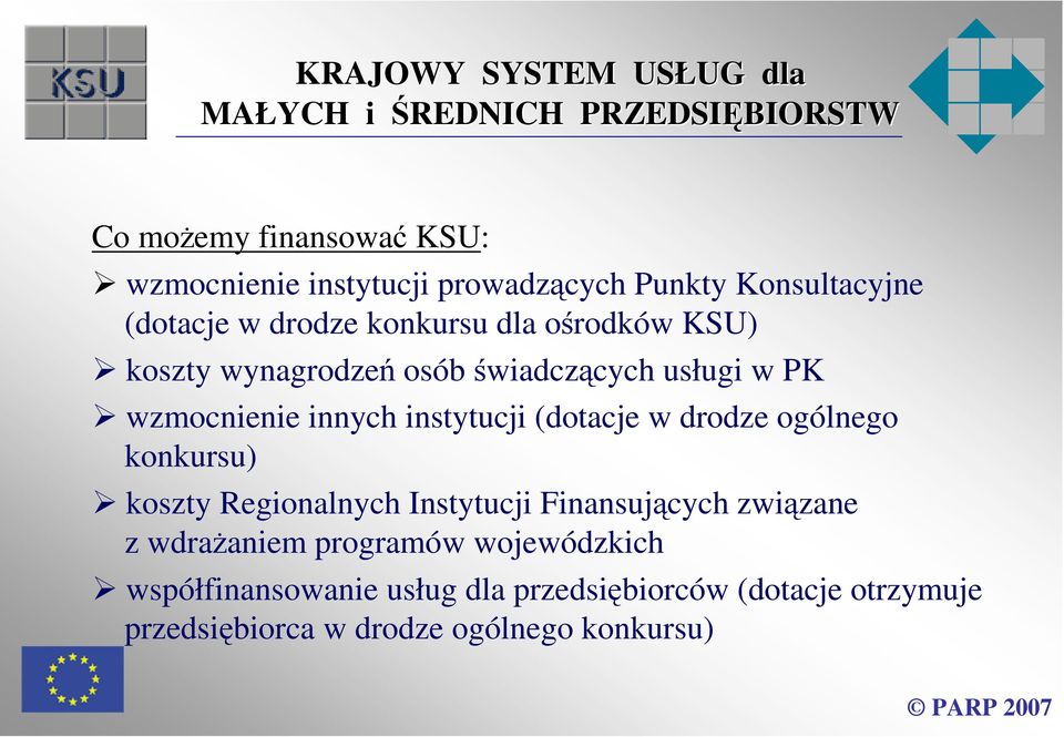 drodze ogólnego konkursu) koszty Regionalnych Instytucji Finansujących związane z wdrażaniem programów