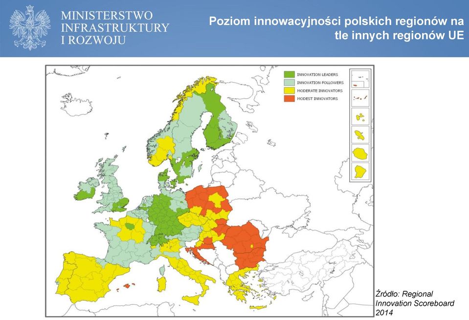 innych regionów UE Źródło: