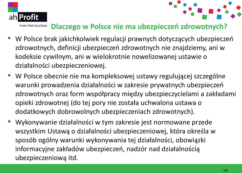 o działalności ubezpieczeniowej.