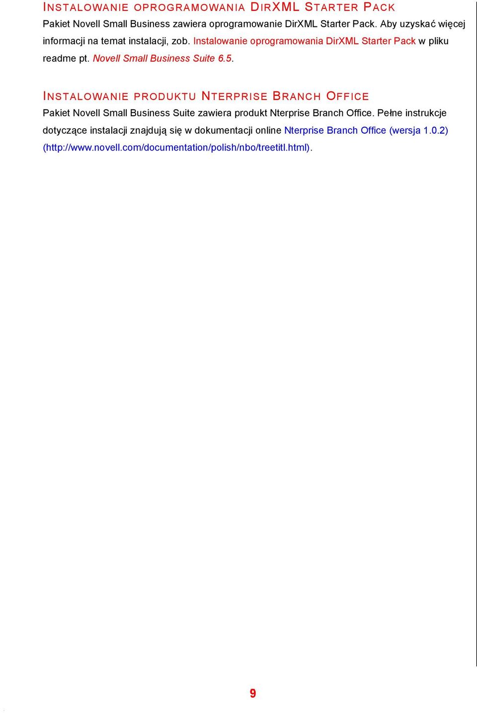 Novell Small Business Suite 6.5.