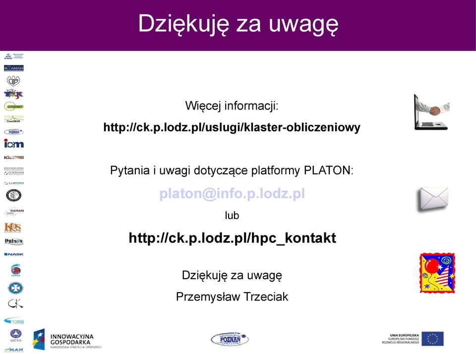 dotyczące platformy PLATON: platon@info.p.lodz.