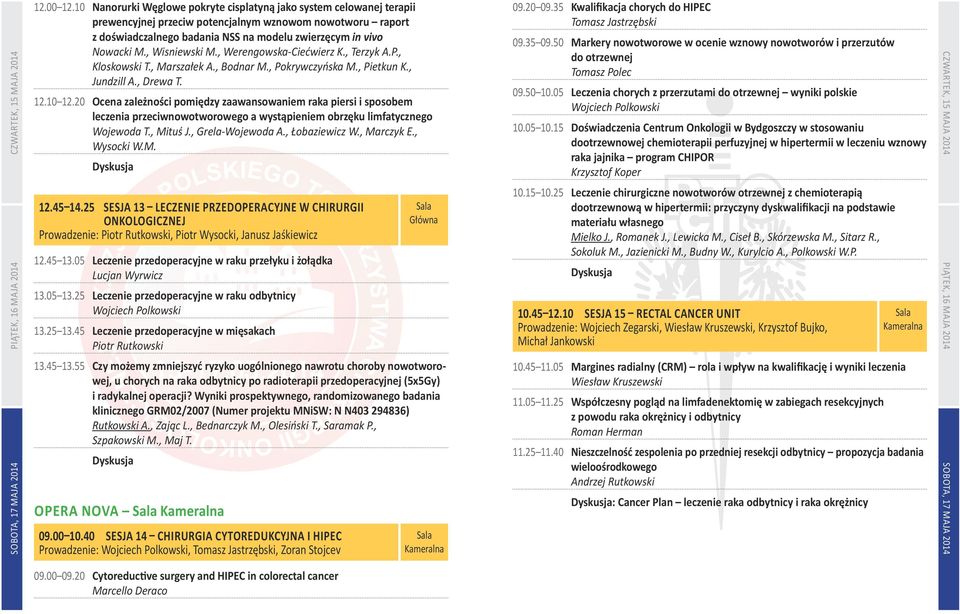 , Wisniewski M., Werengowska-Ciećwierz K., Terzyk A.P., Kloskowski T., Marszałek A., Bodnar M., Pokrywczyńska M., Pietkun K., Jundzill A., Drewa T. 12.10 12.