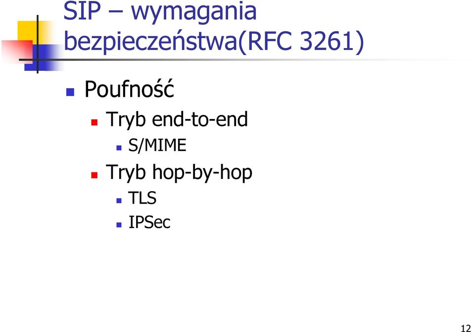 Poufność Tryb end-to-end