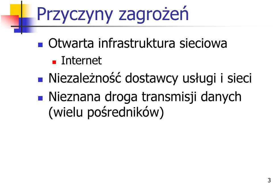 Niezależność dostawcy usługi i sieci