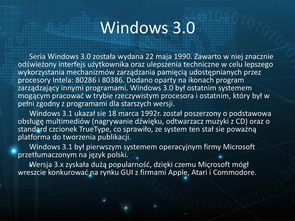 Dodano oparty na ikonach program zarządzający innymi programami. Windows 3.