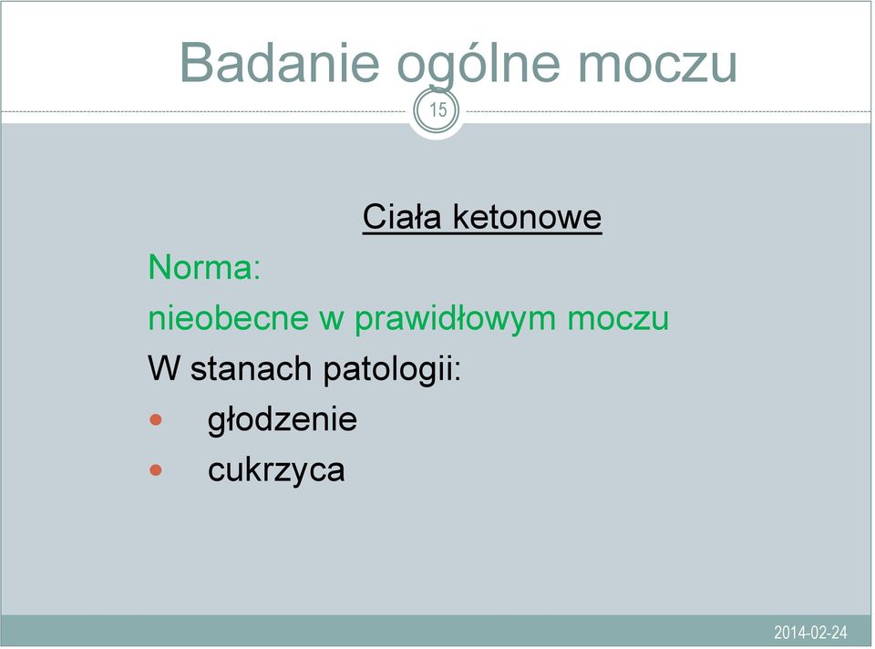 nieobecne w prawidłowym