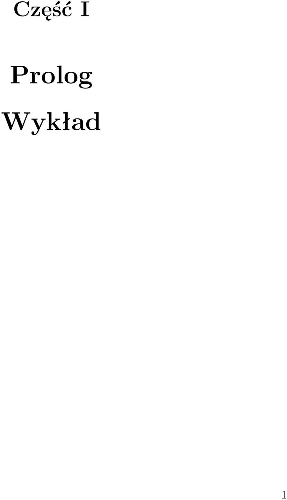 Wykład 1