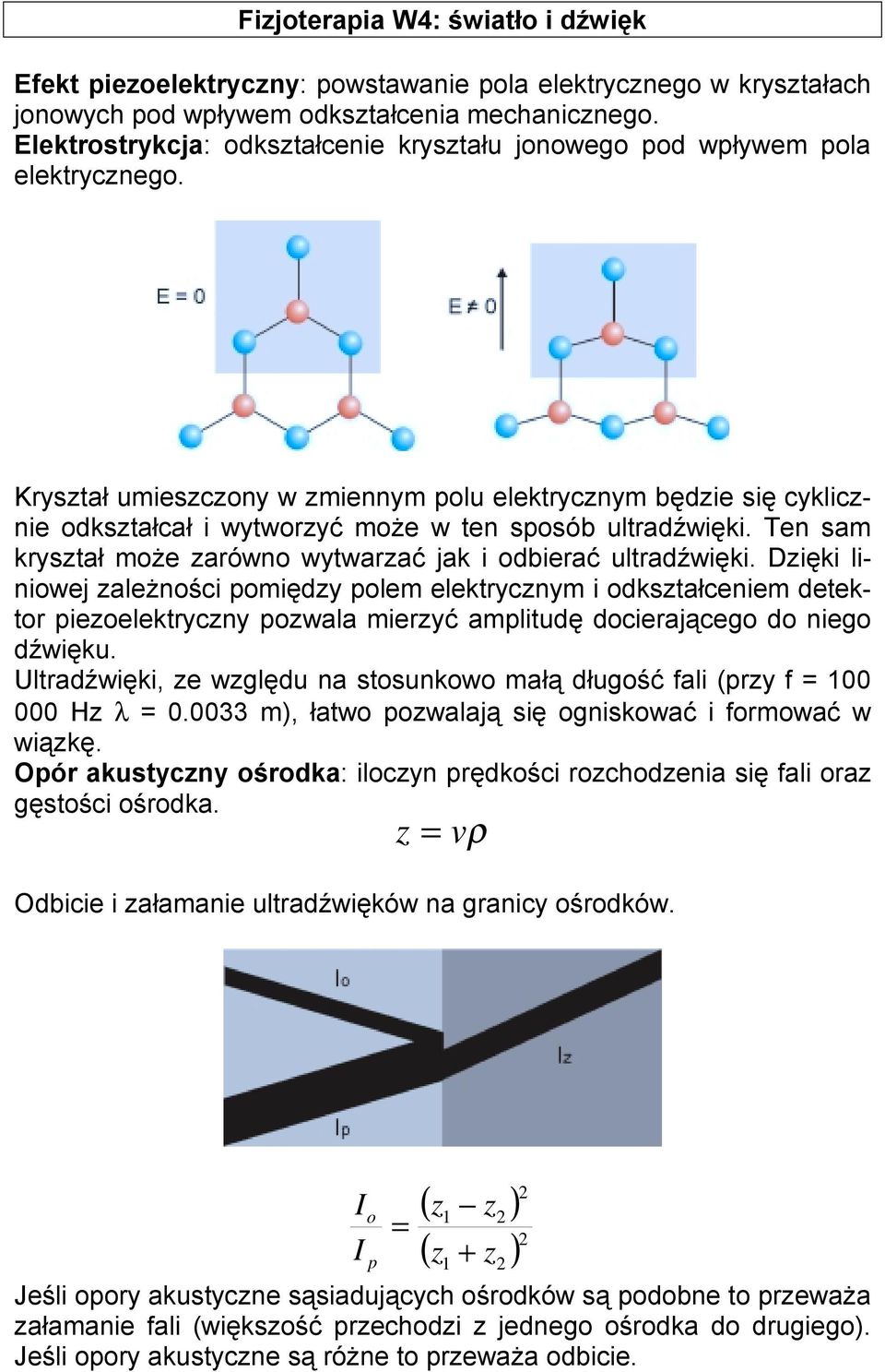 Dzięki liniowej zależności pomiędzy polem elektrycznym i odkształceniem detektor piezoelektryczny pozwala mierzyć amplitudę docierającego do niego dźwięku.