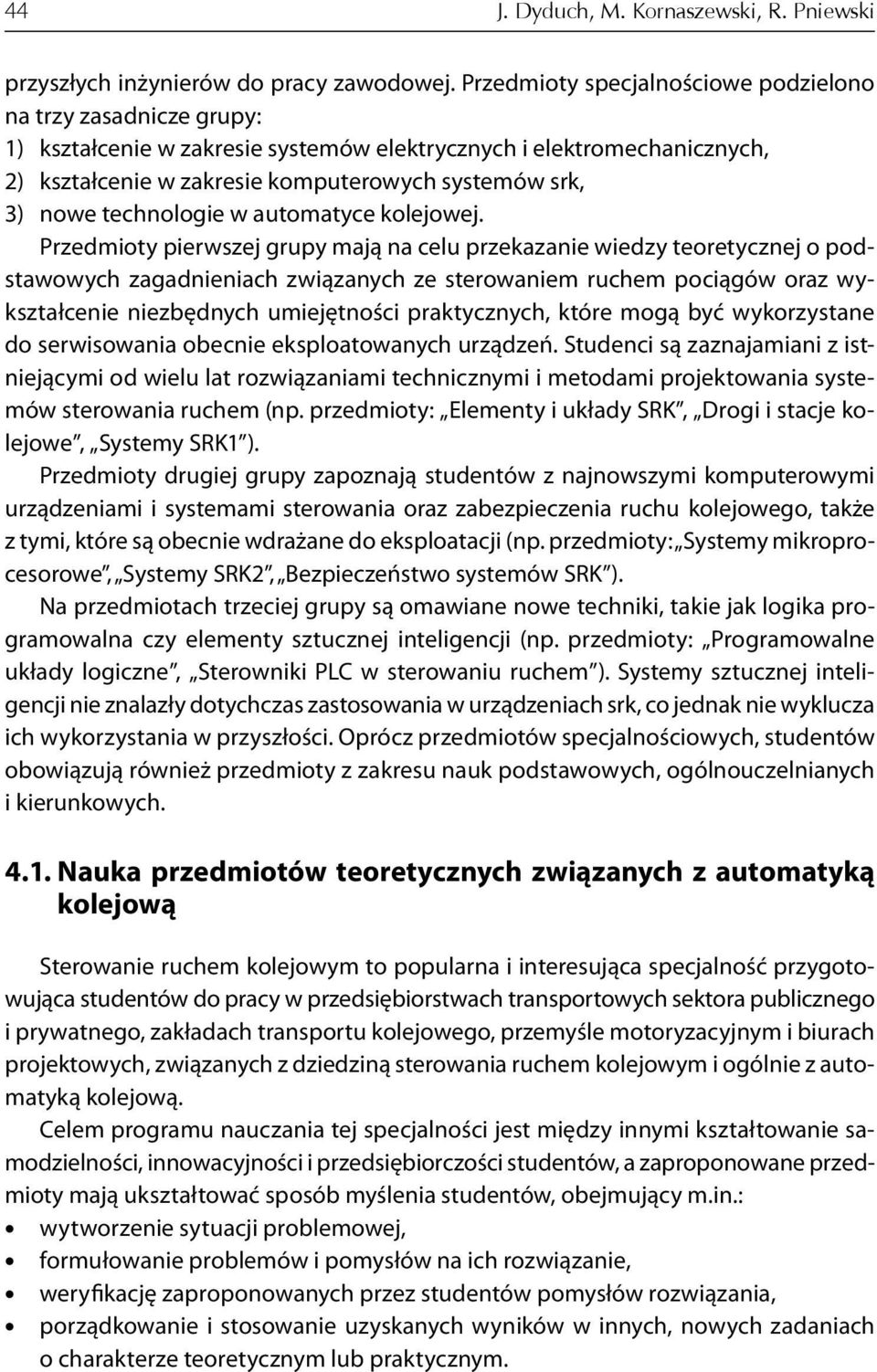 technologie w automatyce kolejowej.