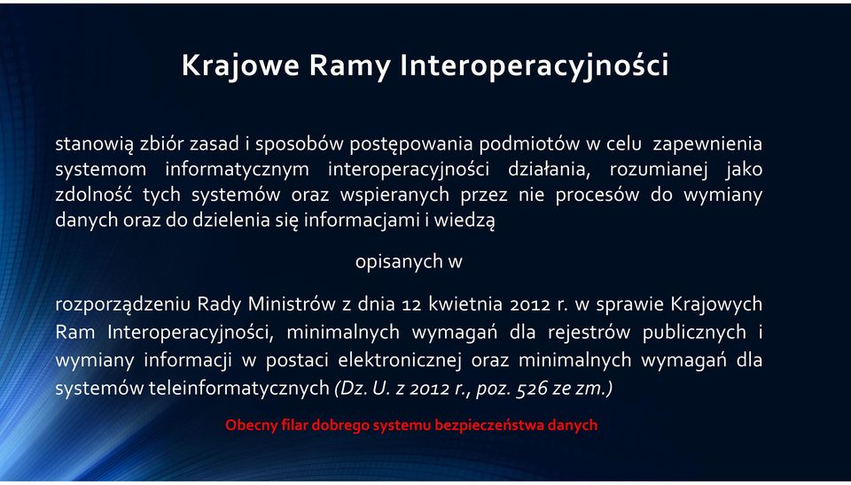 rozporządzeniu Rady Ministrów z dnia 12 kwietnia 2012 r.