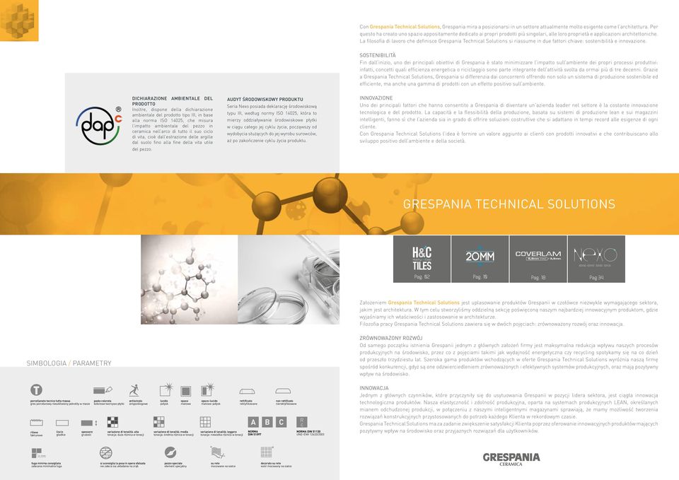 La filosofia di lavoro che definisce Grespania Technical Solutions si riassume in due fattori chiave: sostenibilità e innovazione.