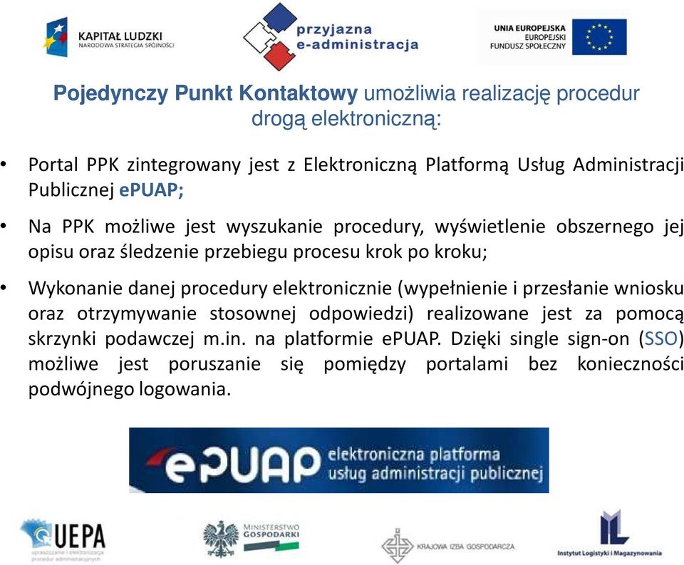 kroku; Wykonanie danej procedury elektronicznie(wypełnienie i przesłanie wniosku oraz otrzymywanie stosownej odpowiedzi) realizowane jest za pomocą