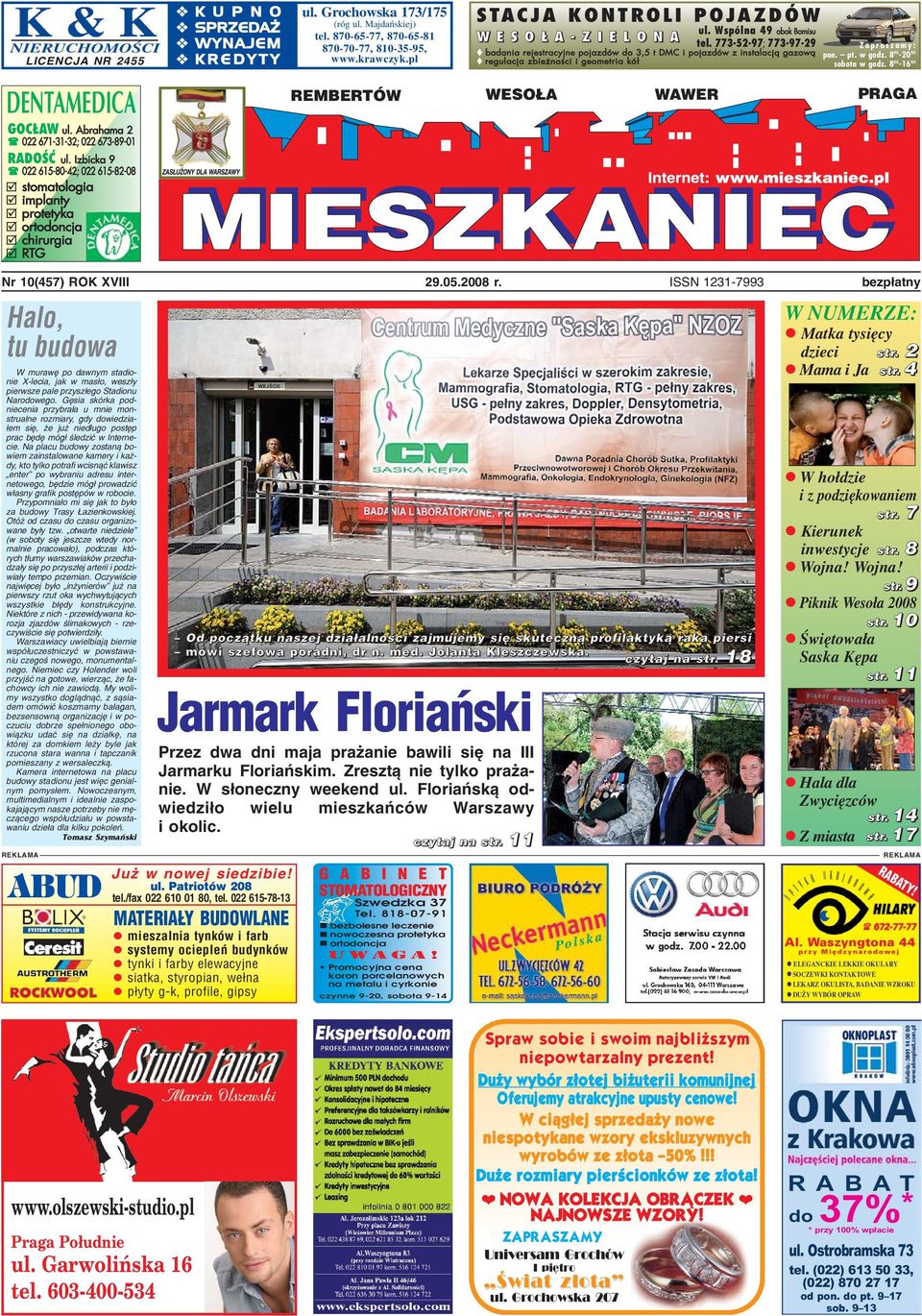 870-65-77, 870-65-81 870-70-77, 810-35-95, www.krawczyk.pl REMBERTÓW STACJA KONTROLI POJAZDÓW W E S O Ł A Z I E L O N A ul. Wspólna 49 obok Bomisu tel.