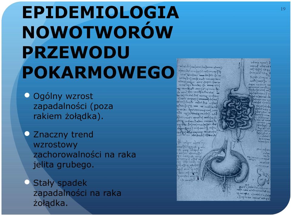 Znaczny trend wzrostowy zachorowalności na raka