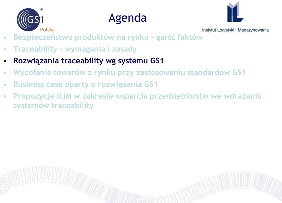 przy zastosowaniu standardów GS1 Business case oparty o rozwiązania GS1