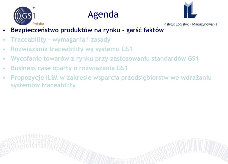 przy zastosowaniu standardów GS1 Business case oparty o rozwiązania GS1