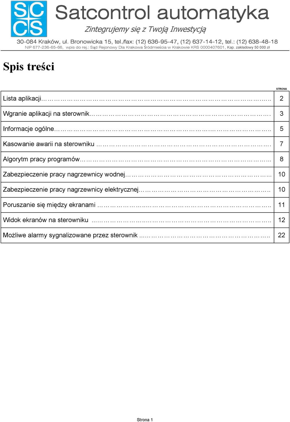 7 Algorytm pracy programów66666666666666666666666666666... 8 Zabezpieczenie pracy nagrzewnicy wodnej6666666666666666666666.