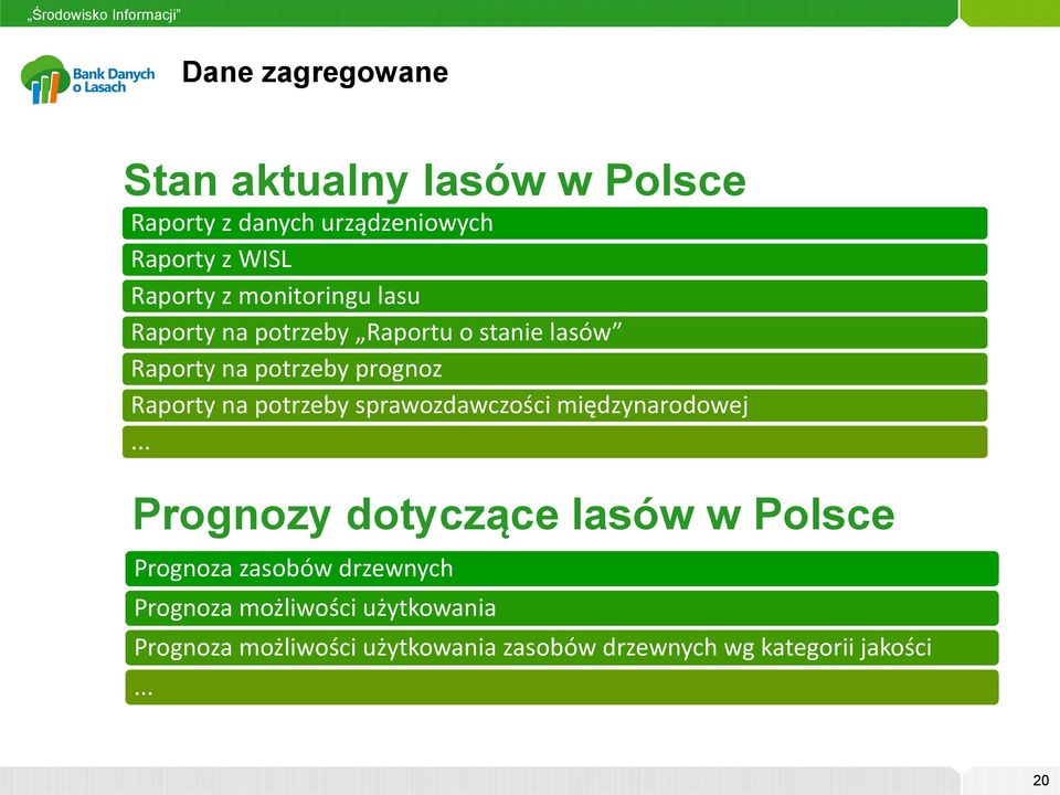 potrzeby sprawozdawczości międzynarodowej.