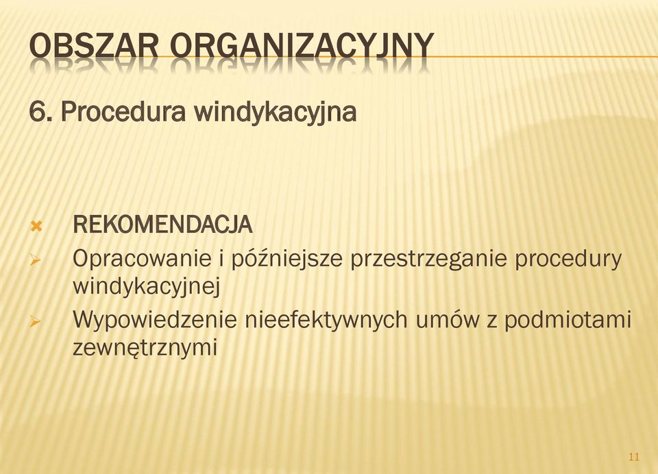 Opracowanie i późniejsze przestrzeganie