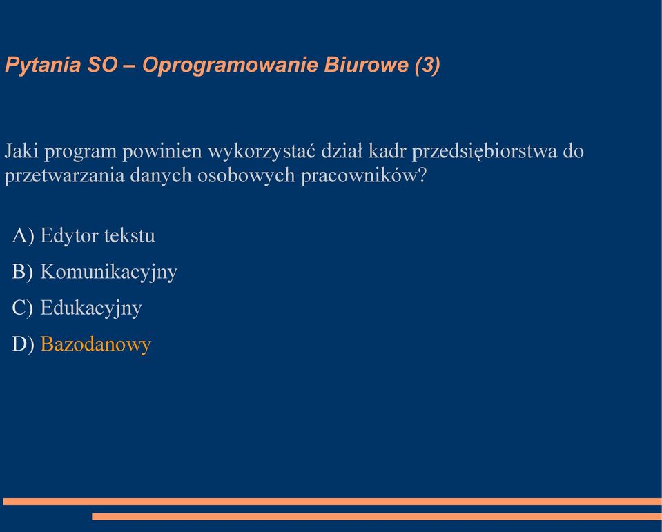 przetwarzania danych osobowych pracowników?