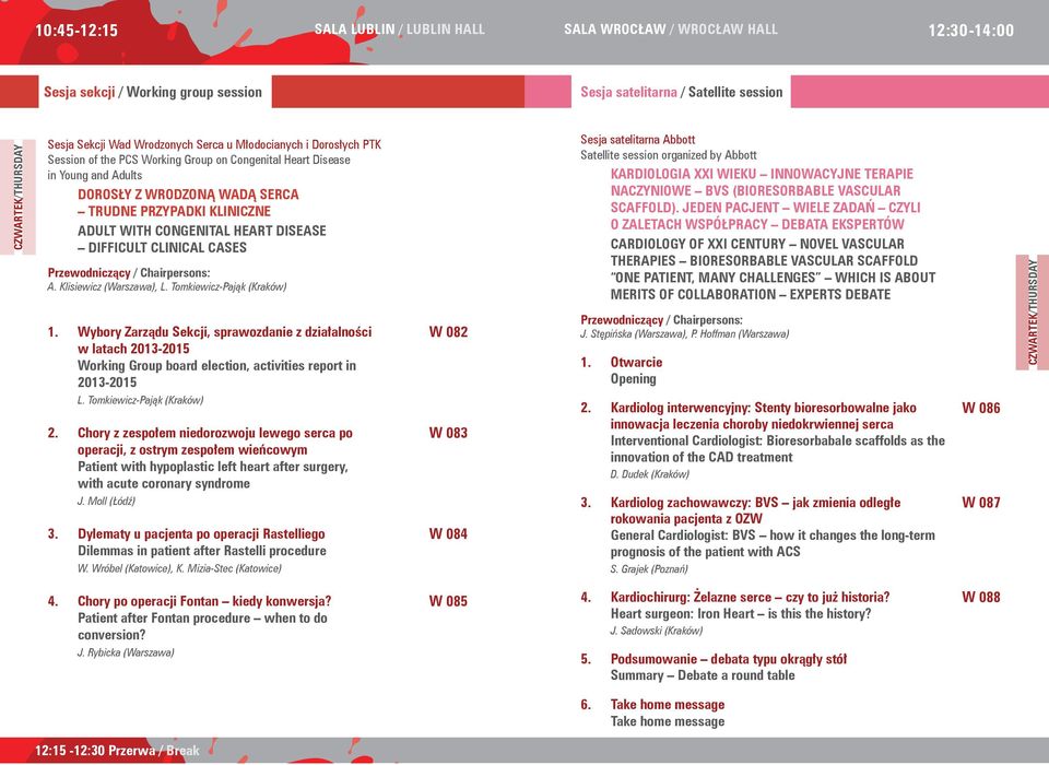 disease difficult clinical cases A. Klisiewicz (Warszawa), L. Tomkiewicz-Pająk (Kraków) 1.