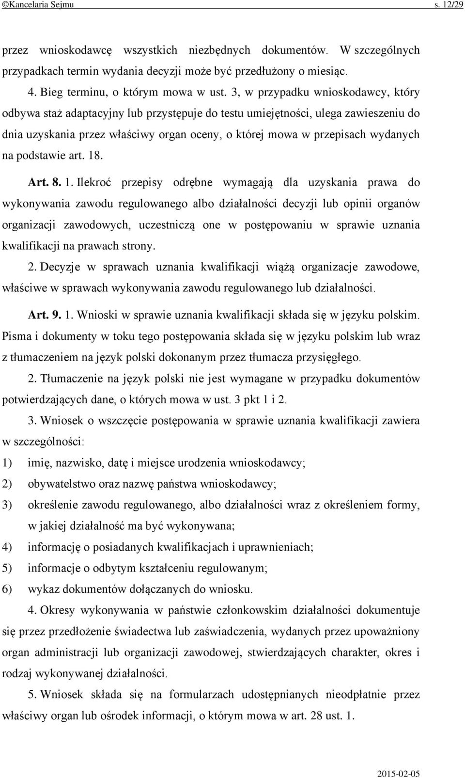 na podstawie art. 18