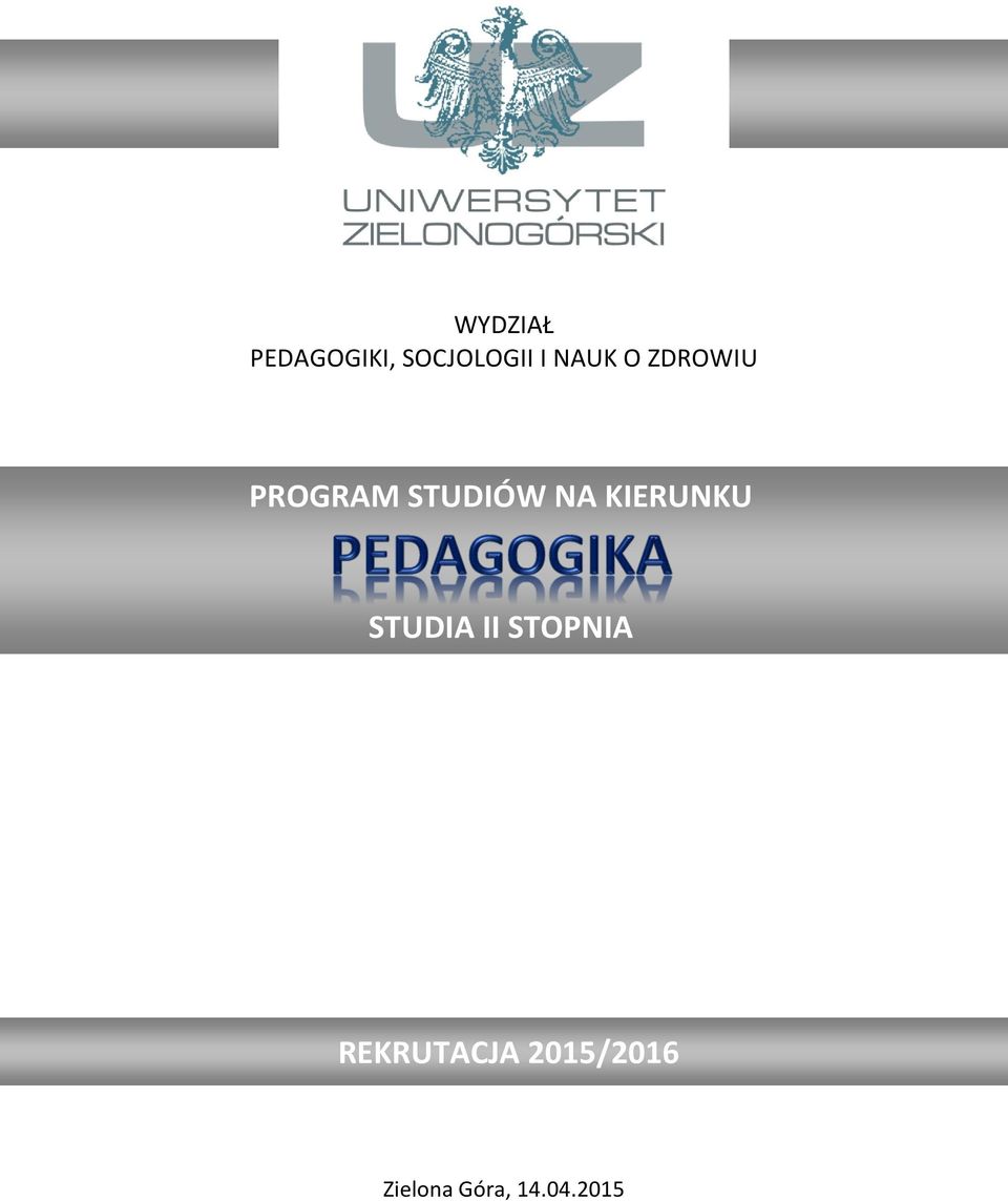 KIERUNKU STUDIA II STOPNIA