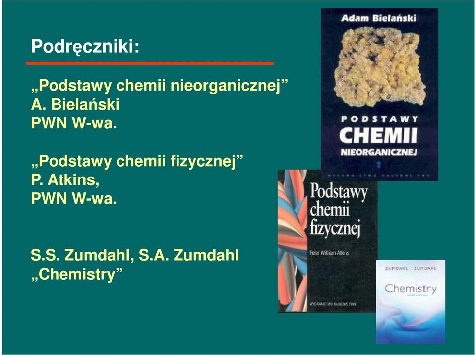 Podstawy chemii fizycznej P.