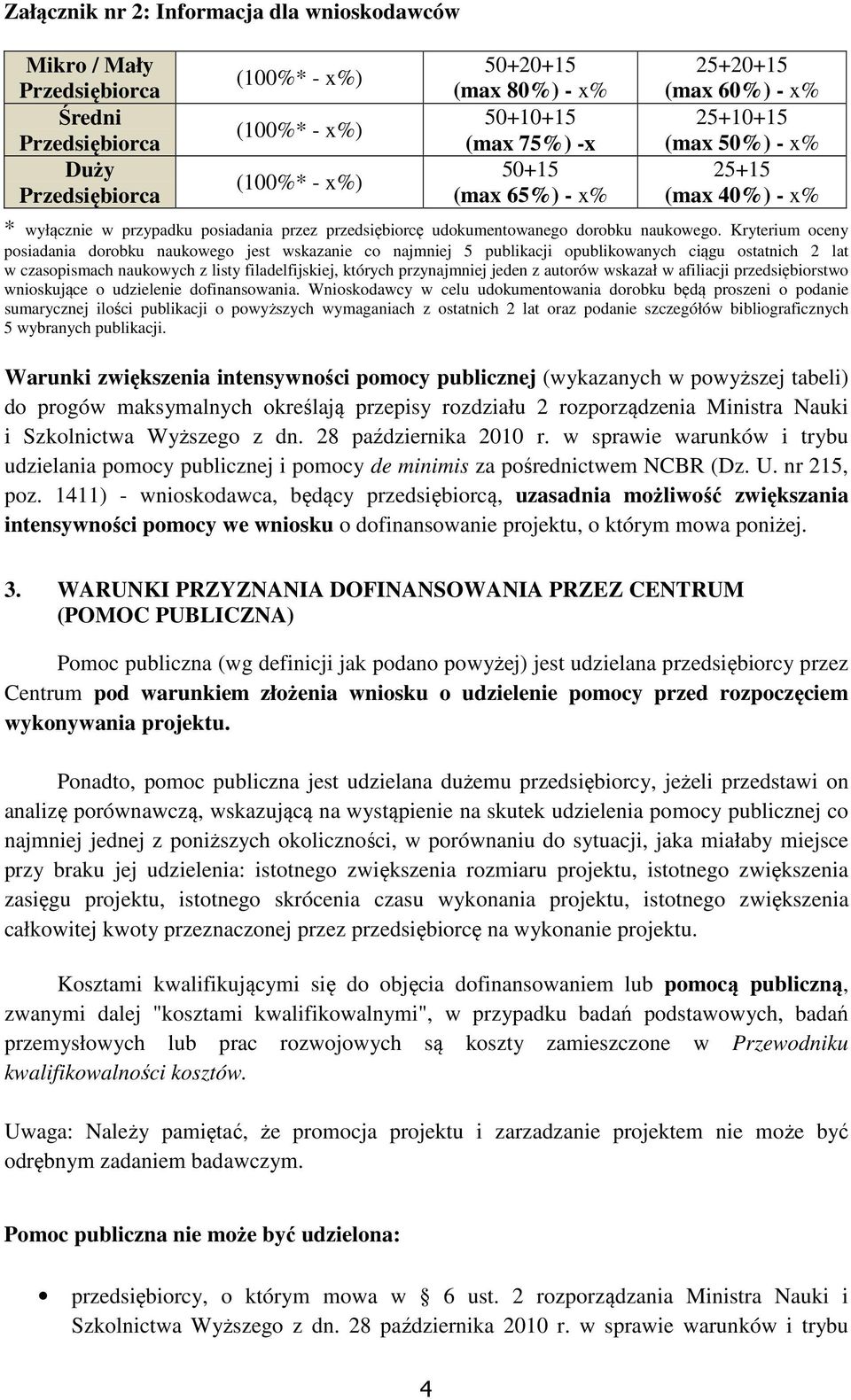 Kryterium oceny posiadania dorobku naukowego jest wskazanie co najmniej 5 publikacji opublikowanych ciągu ostatnich 2 lat w czasopismach naukowych z listy filadelfijskiej, których przynajmniej jeden