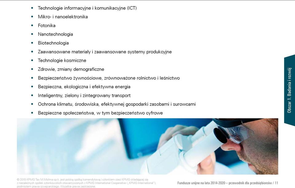 ekologiczna i efektywna energia Inteligentny, zielony i zintegrowany transport Ochrona klimatu, środowiska, efektywnej gospodarki zasobami i