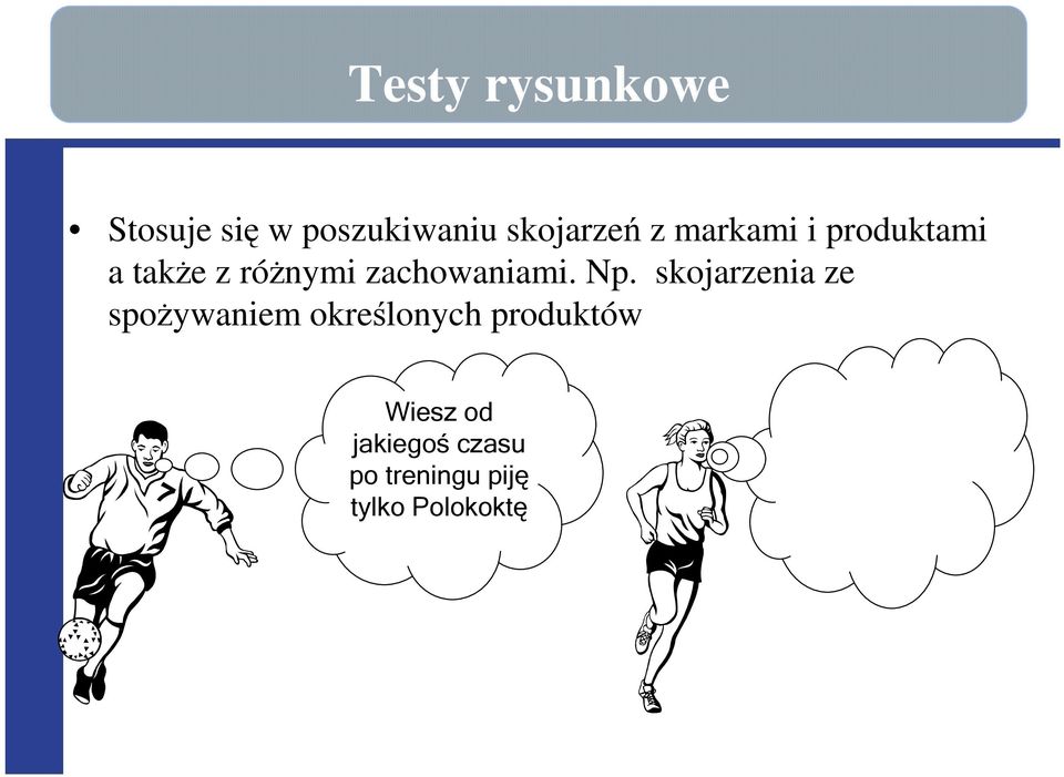 Np. skojarzenia ze spoŝywaniem określonych produktów