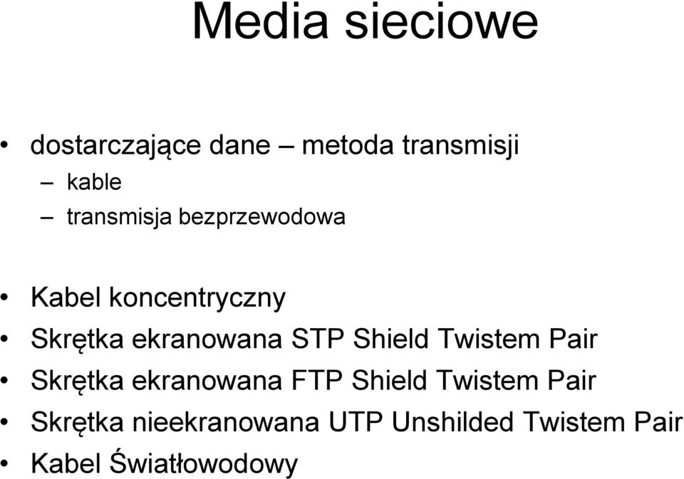 STP Shield Twistem Pair Skrętka ekranowana FTP Shield Twistem