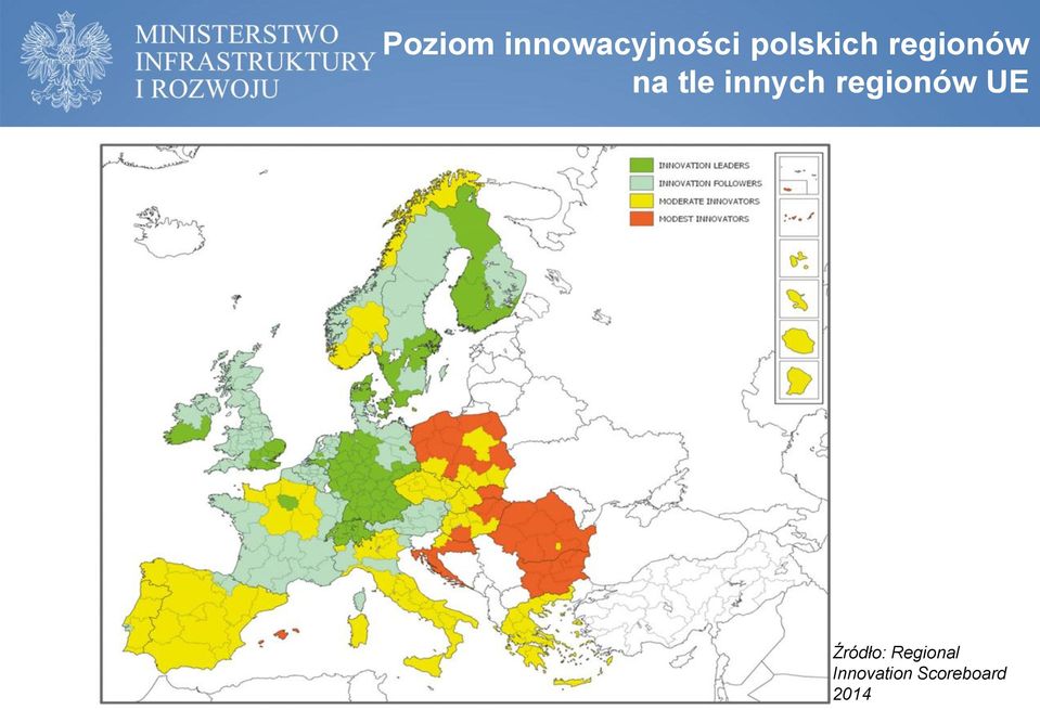 innych regionów UE Źródło: