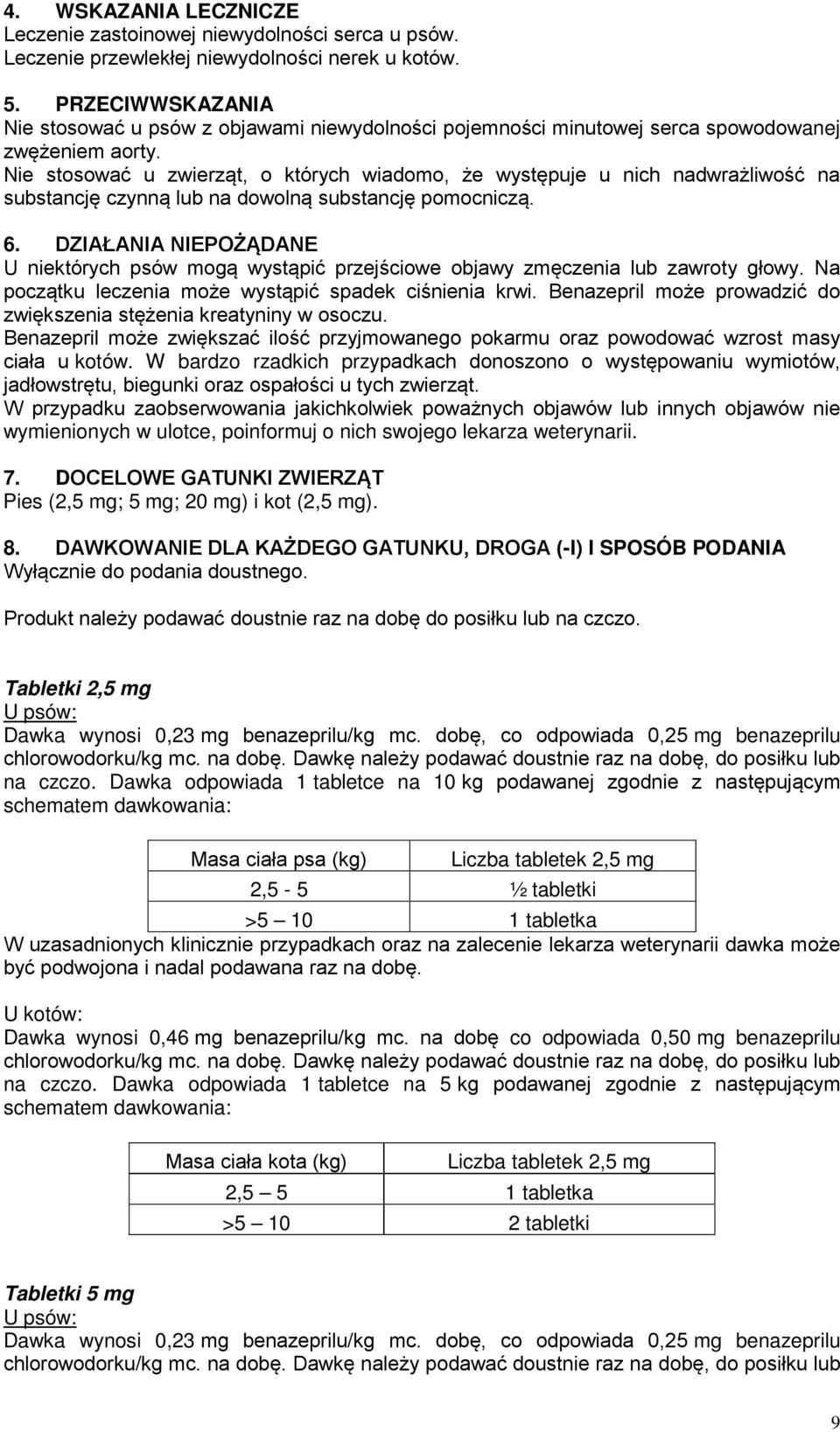 Nie stosować u zwierząt, o których wiadomo, że występuje u nich nadwrażliwość na substancję czynną lub na dowolną substancję pomocniczą. 6.