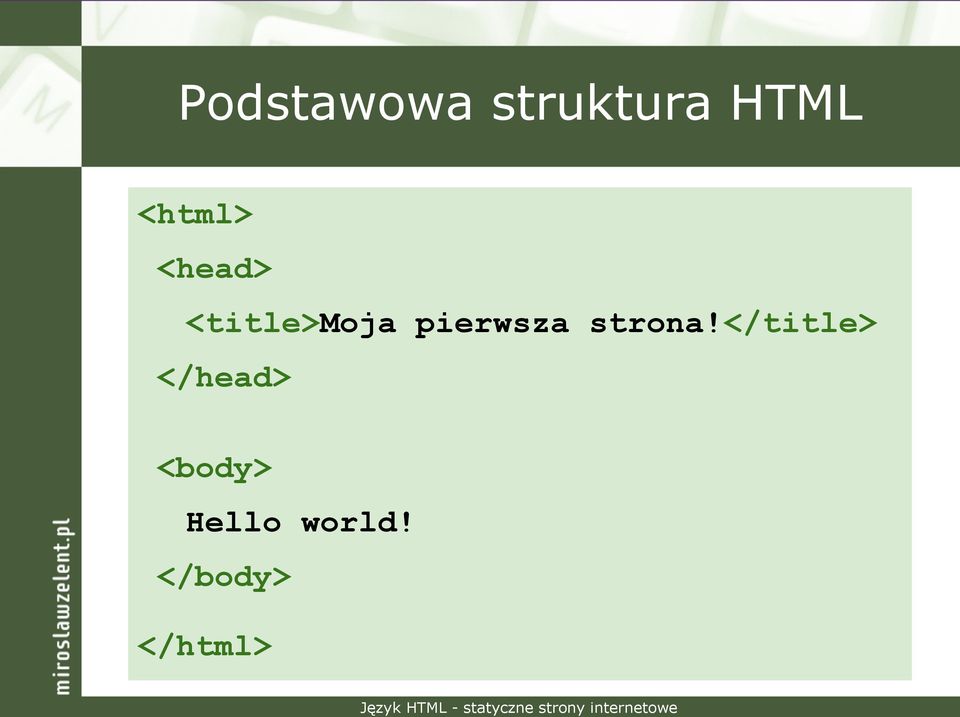 pierwsza strona!