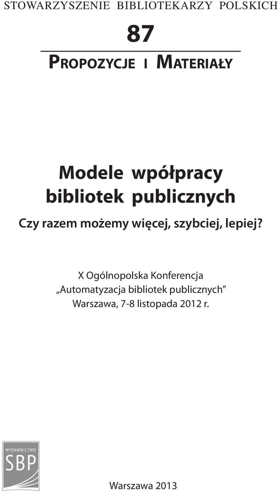 szybciej, lepiej?