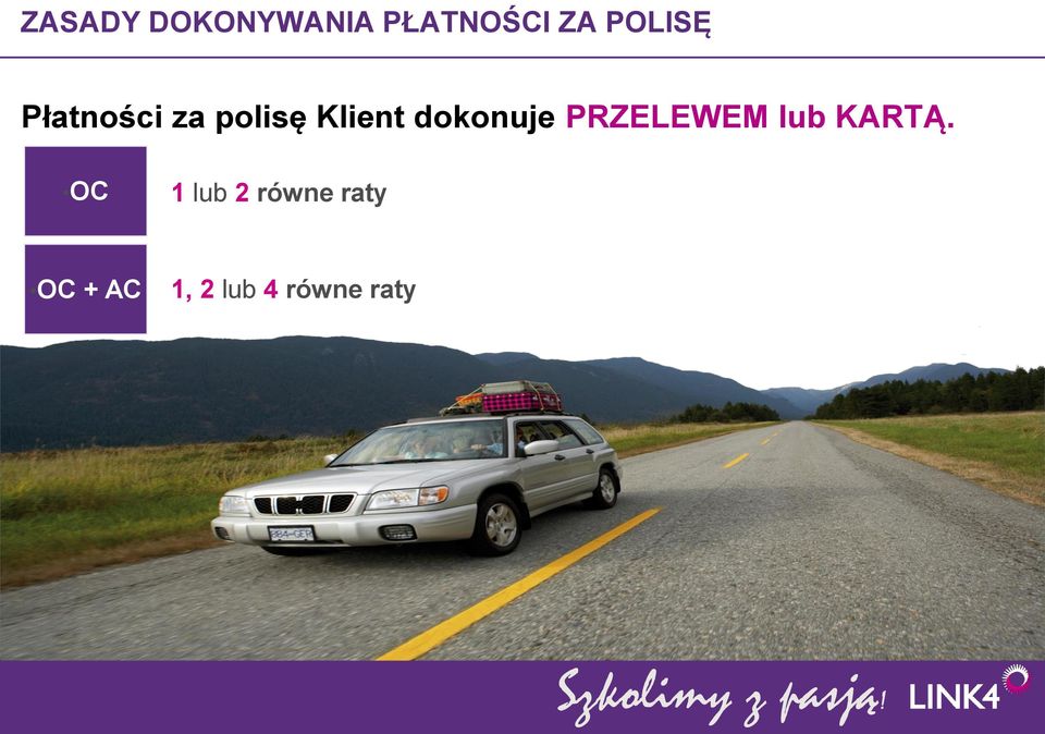 dokonuje PRZELEWEM lub KARTĄ.