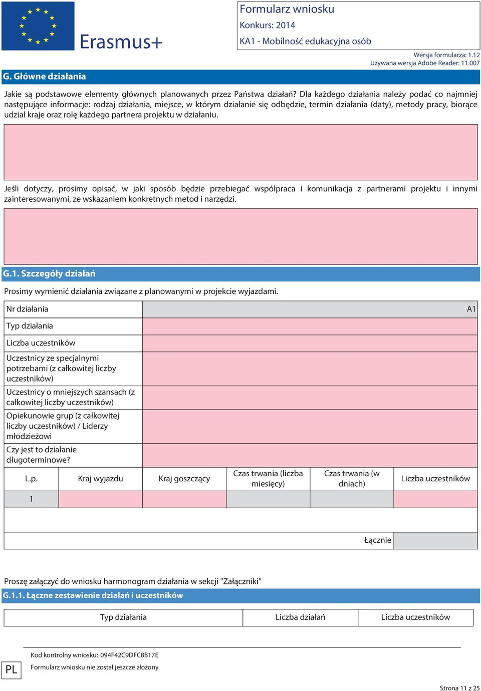 rolę każdego partnera projektu w działaniu.