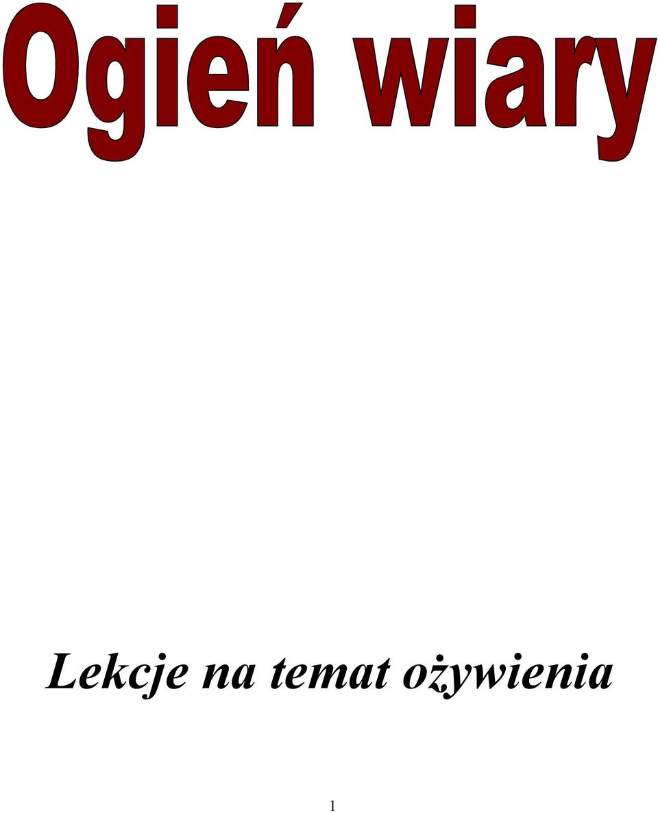 ożywienia