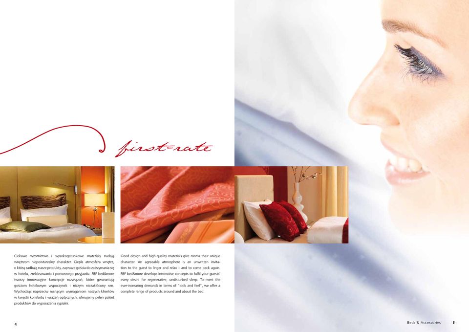 FBF bed&more tworzy innowacyjne koncepcje rozwiązań, które gwarantują gościom hotelowym wypoczynek i niczym niezakłócony sen.