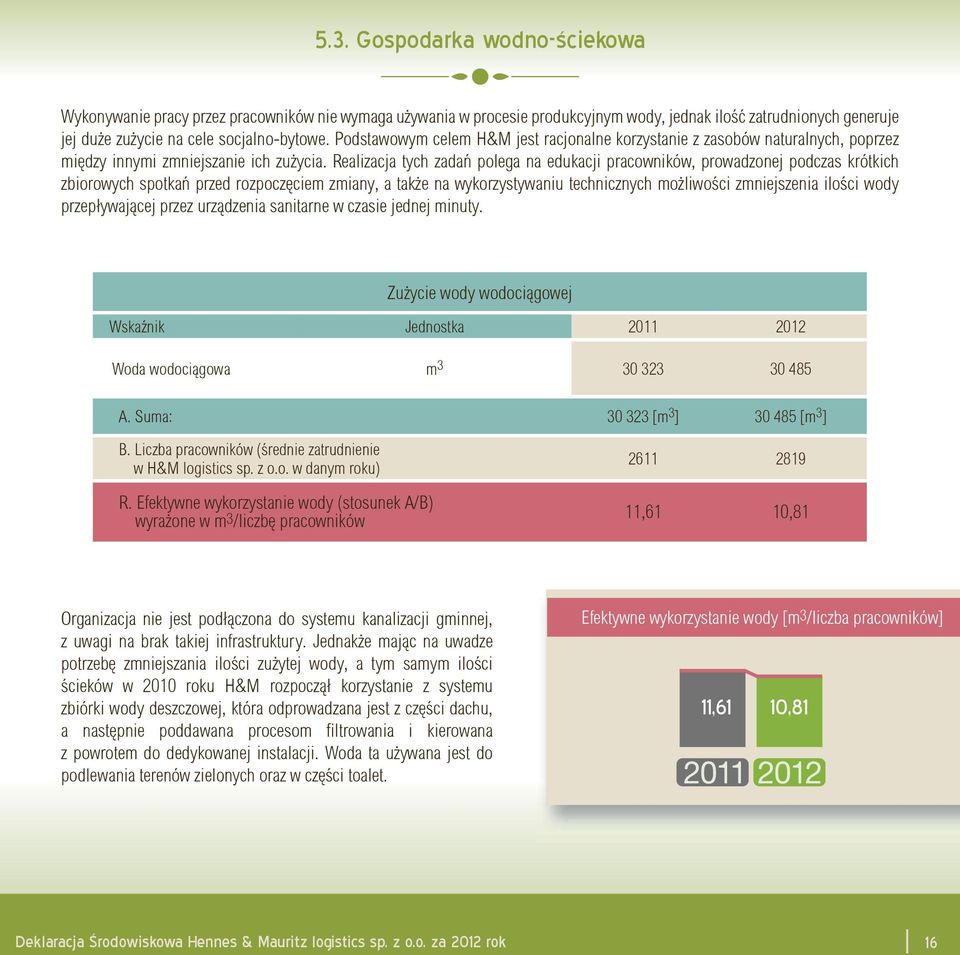 Realizacja tych zadań polega na edukacji pracowników, prowadzonej podczas krótkich zbiorowych spotkań przed rozpoczęciem zmiany, a także na wykorzystywaniu technicznych możliwości zmniejszenia ilości