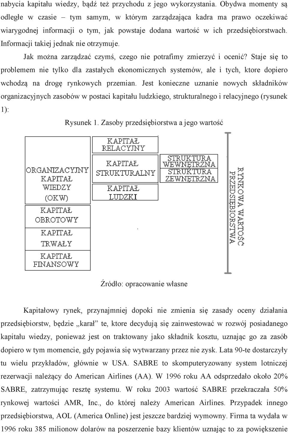 Informacji takiej jednak nie otrzymuje. Jak mona zarzdza czym, czego nie potrafimy zmierzy i oceni?