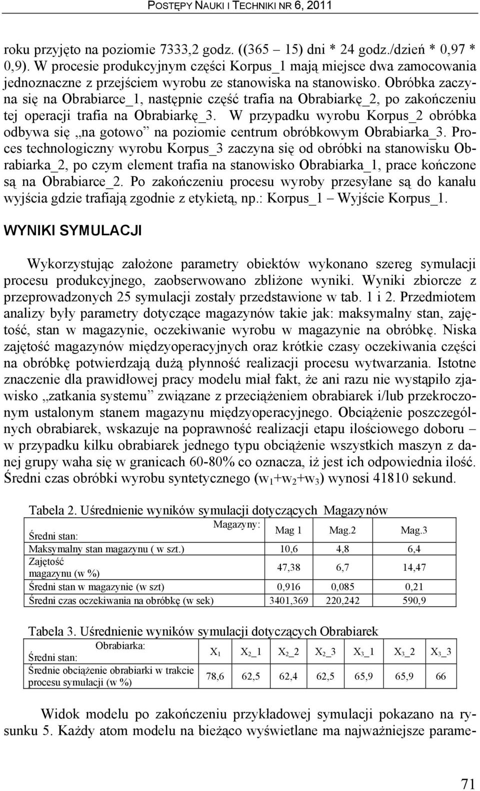 Obróbka zaczyna się na Obrabiarce_1, następnie część trafia na Obrabiarkę_2, po zakończeniu tej operacji trafia na Obrabiarkę_3.