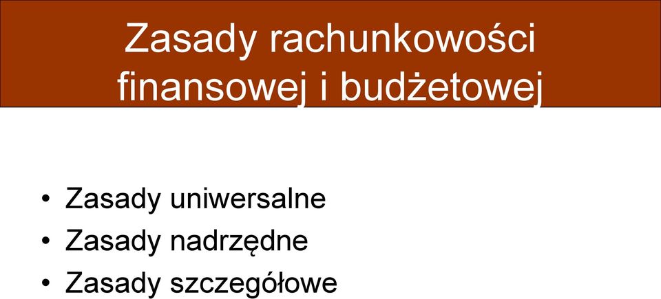 Zasady uniwersalne