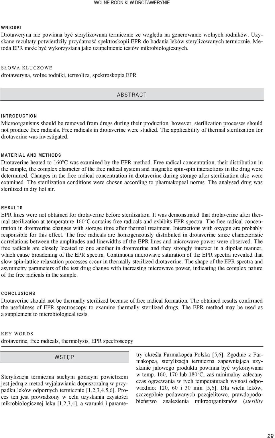 MATERIAL AND METHODS RESULTS