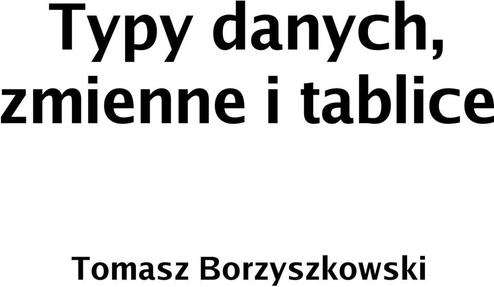 tablice