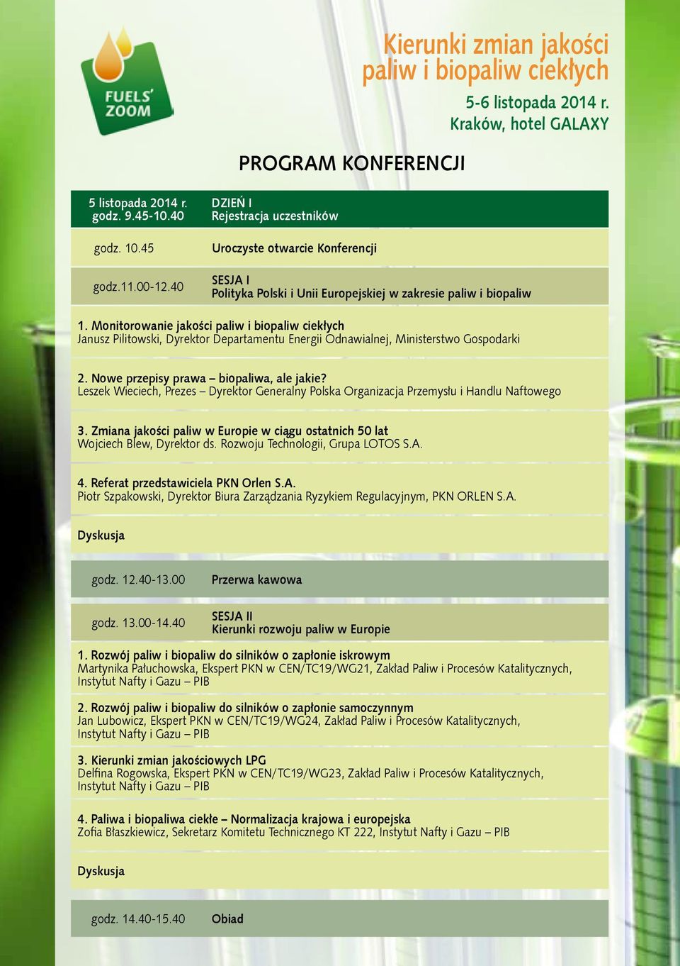Monitorowanie jakości paliw i biopaliw ciekłych Janusz Pilitowski, Dyrektor Departamentu Energii Odnawialnej, Ministerstwo Gospodarki 2. Nowe przepisy prawa biopaliwa, ale jakie?